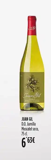 Hipercor Juan gil d.o. jumilla moscatel seco oferta