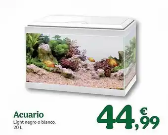 TiendAnimal Acuario light negro o blanco oferta