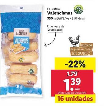 Lidl La cestera valencianas oferta