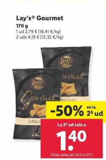 Lidl Lay's gourmet oferta