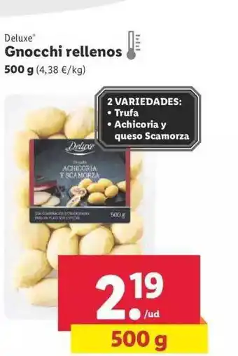 Lidl Gnocchi rellenos deluxe oferta