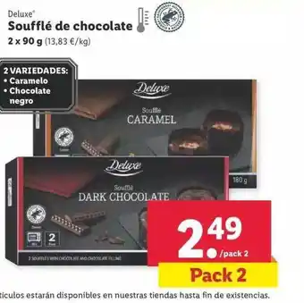 Lidl Soufflé de chocolate deluxe oferta