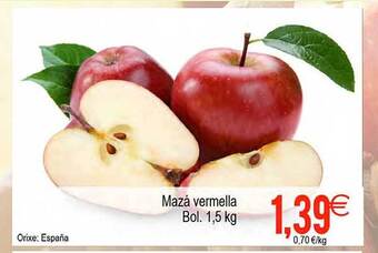 Plenus Supermercados Mazá vermella oferta