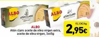 Hiperber Albo atún claro aceite de oliva virgen extra aceite de oliva virgen oferta