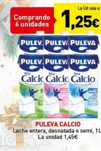 Hiperber Puleva calcio leche entera desnatada o semi oferta