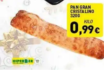 Hiperber Pan gran cristalino oferta