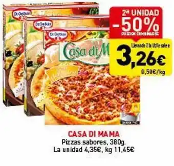 Hiperber Casa di mama pizzas sabores oferta