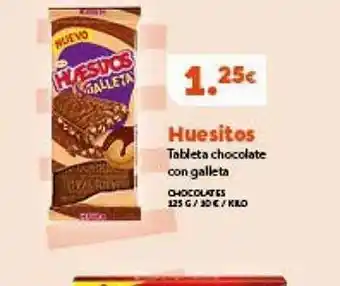 Hiperber Huesitos tableta chocolate con galleta oferta