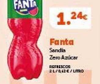 Hiperber Fanta sandia zero azucar oferta