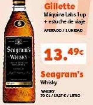 Hiperber Seagram's whisky oferta