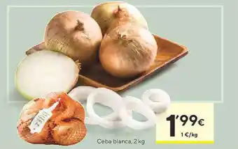 Caprabo Ceba blanca oferta