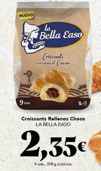 Gadis Croissants rellenos choco la bella easo oferta
