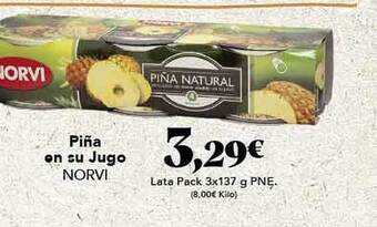Gadis Piña en su jugo norvi oferta