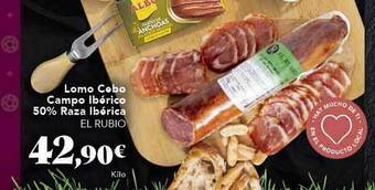 Gadis Lomo cebo campo ibérico 50% raza ibérica el rubio oferta