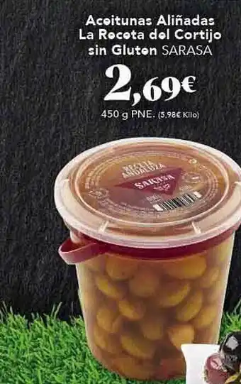Gadis Aceitunas aliñadas la receta del cortijo sin gluten sarasa oferta