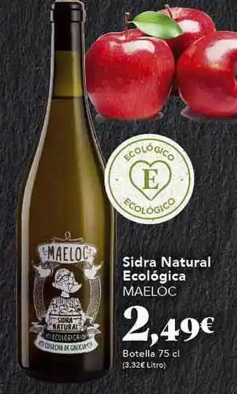 Gadis Sidra natural ecológica maeloc oferta