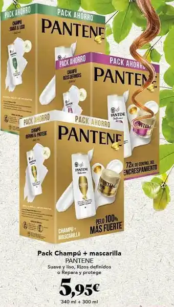 Pack champú + mascarilla pantene