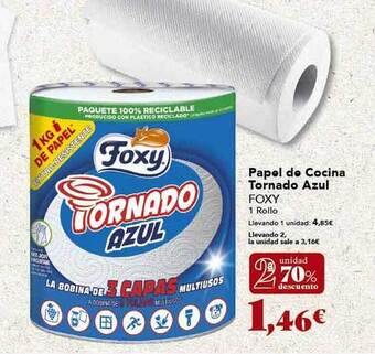 Gadis 2a unidad 70% descuento papel de cocina tornado azul foxy oferta