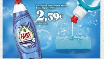 Gadis Lavavajillas a mano ultra poder extra higiene fairy oferta