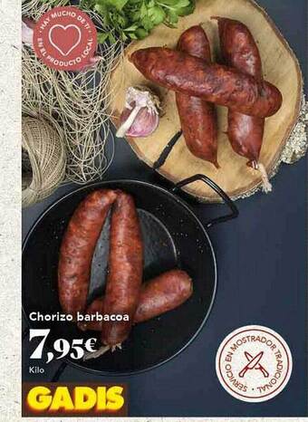 Gadis Chorizo barbacoa oferta