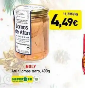 Hiperber Noly atún lomos tarro oferta