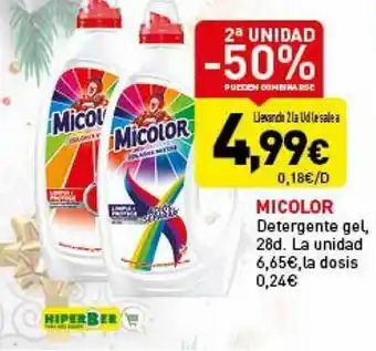 Hiperber Micolor detergente gel oferta