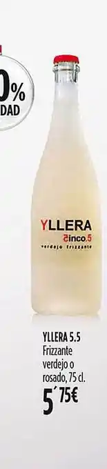 Hipercor Yllera 5.5 frizzante verdejo o rosado oferta