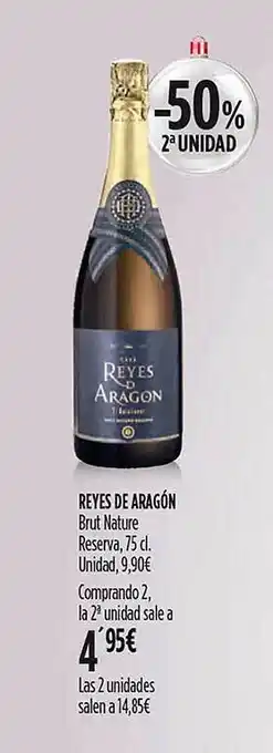 Hipercor Reyes de aragón brut nature reserva oferta