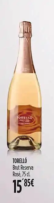 Hipercor Torelló brut reserva rosé oferta