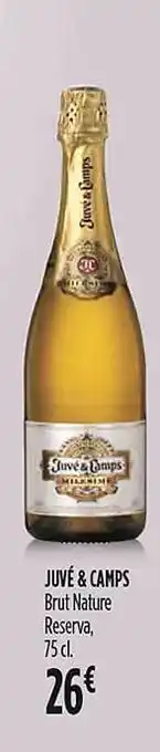 Hipercor Juvé & camps brut nature reserva oferta