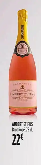 Hipercor Aubert et fils brut rosé oferta