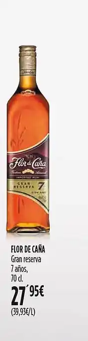 Hipercor Flor de caña gran reserva 7 años oferta
