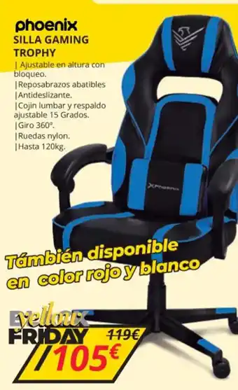 Dynos Informática Silla Gaming Trophy oferta