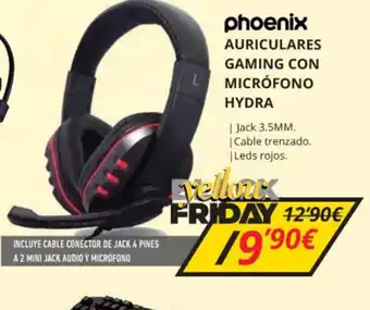 Dynos Informática Auriculares Gaming con Micrófono Hydra oferta