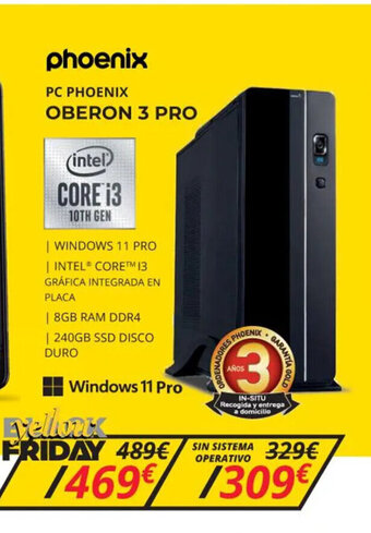 Dynos Informática PC Phoenix Oberon 3 Pro oferta