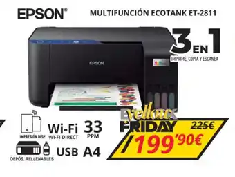 Dynos Informática Multifunción Ecotank ET-2811 oferta
