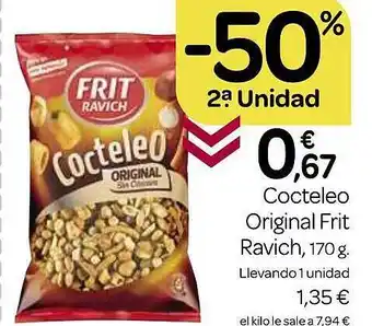 Supermercados El Jamón Cocteleo original frit ravich oferta
