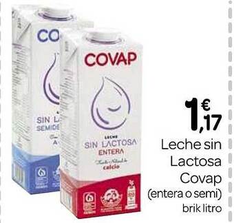 Supermercados El Jamón Leche sin lactosa covap oferta