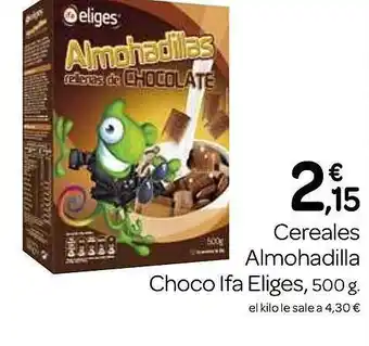 Supermercados El Jamón Cereales almohadilla choco ifa eliges oferta