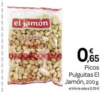 Supermercados El Jamón Picos pulguitas el jamón oferta