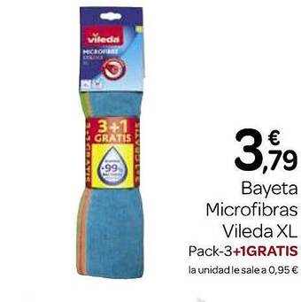 Supermercados El Jamón Bayeta microfibras vileda xl oferta
