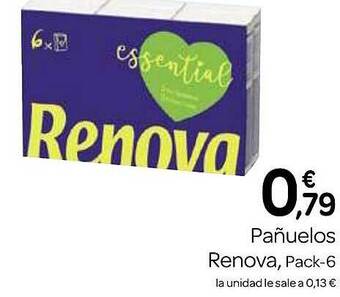 Supermercados El Jamón Pañuelos renova pack-6 oferta