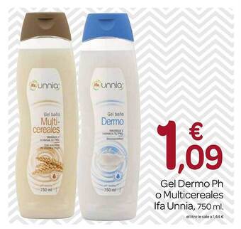 Supermercados El Jamón Gel dermo ph o multicereales ifa unnia oferta