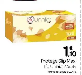 Supermercados El Jamón Protege slip maxi ifa unnia 28 oferta