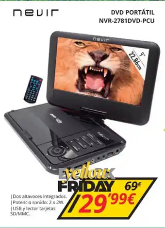 Dynos Informática DVD Portátil NVR-2781DVD-PCU oferta