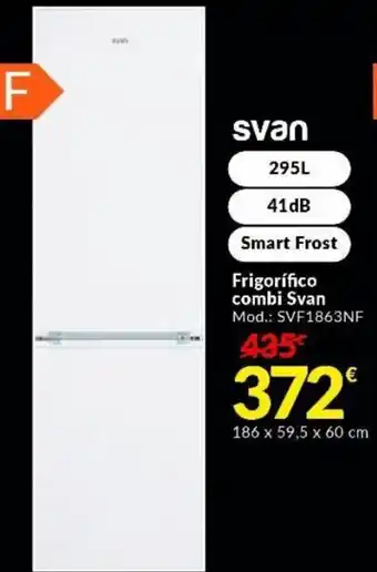 Embargos a lo bestia Frigorifico Combi Svan oferta