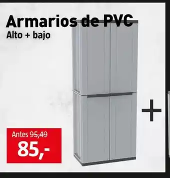 Bauhaus Armarios de PVC Alto+ Bajo oferta