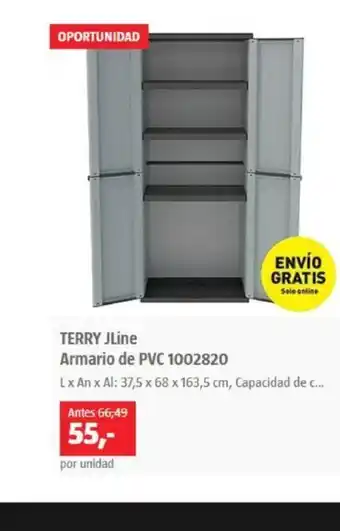 Bauhaus Terry Jline Armario de PVC 1002820 oferta