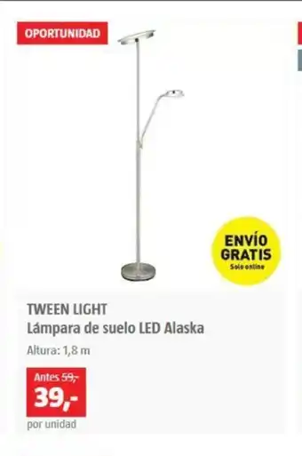 Bauhaus Lampara de Suelo Led Alaska oferta