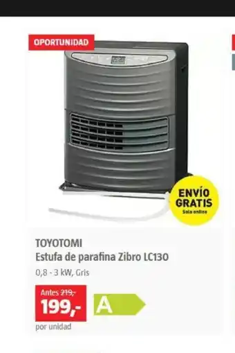 Bauhaus Estufa de Parafina Zibro LC130 oferta